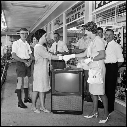 [Television won at Pioneer Shopping Centre] - Resource cover image