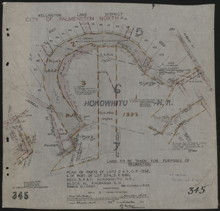 Survey Plans (subdivisions) 1938 - 1951