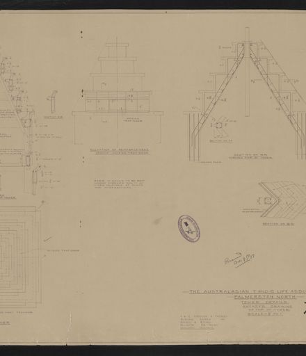 Architectural Plans of T&G Building, Palmerston North 17