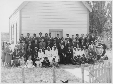 Group outside Church