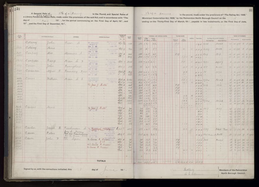 Rate book, 1911-1912 - 2021Pa_PNCC2-23-2-V19_034000-0034