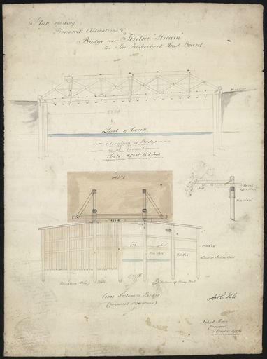 Plan, Bridge Over Tiritea Stream