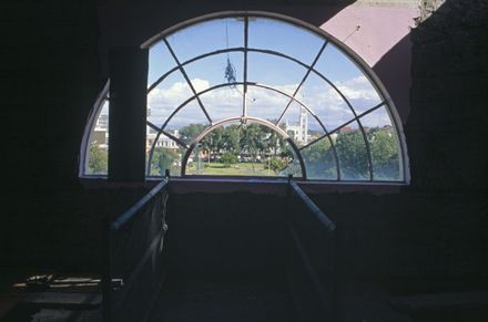 Third floor window of new Palmerston North City Library