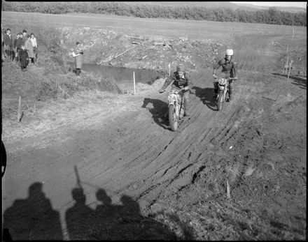 "A Close Finish" - Motor Cycles