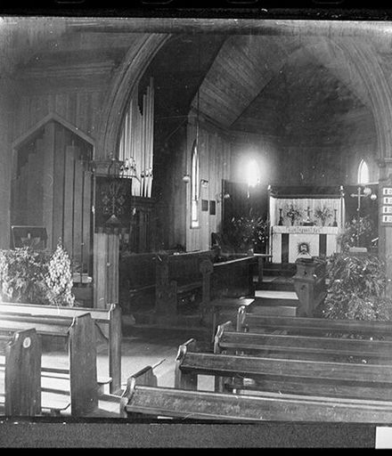 Interior of St. Peters Church, Ruahine Street