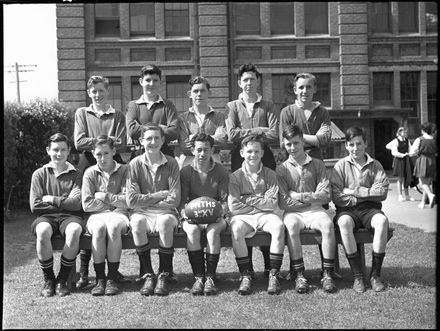 3rd XV rugby team, Palmerston North Technical High School