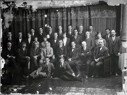 Mayor J.A. Nash and Palmerston North Borough Council Heads of Department and employees