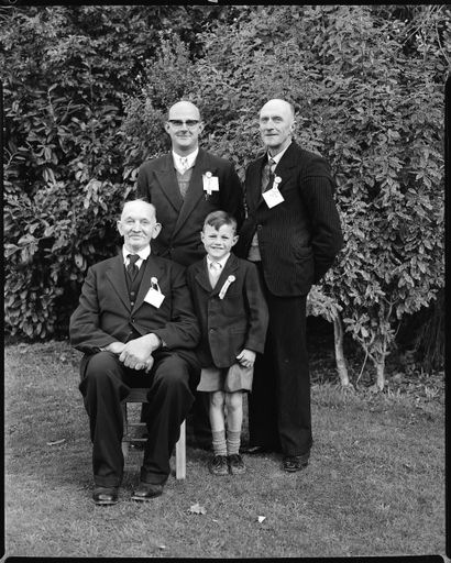 School Jubilee Group - four males