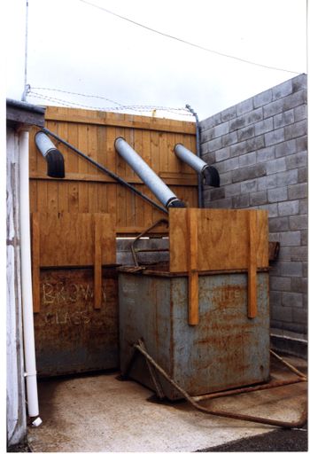 Glass bins at Recycling Centre - Fergusson Street