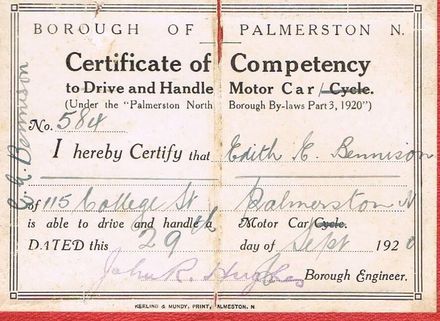 Drivers License, Page 1