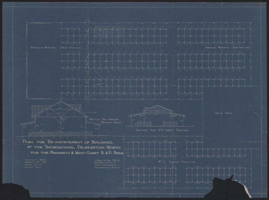 Architectural Plans for A&P Showgrounds, Cuba Street 7