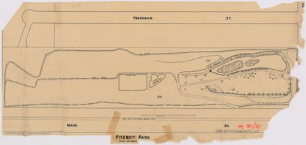 Memorial Park plans - General layout