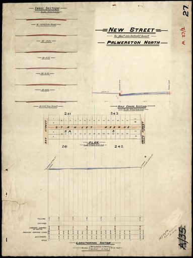 "New Street for Messrs John Bett & A. E. Bennett, Palmerston North"