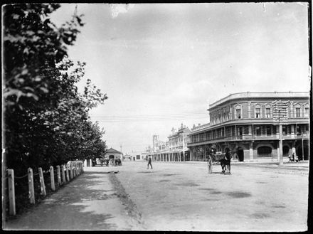 The Square looking towards Coleman Place