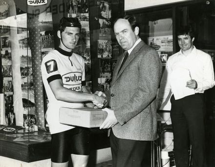 Allan Peiper and Mayor Brian Elwood