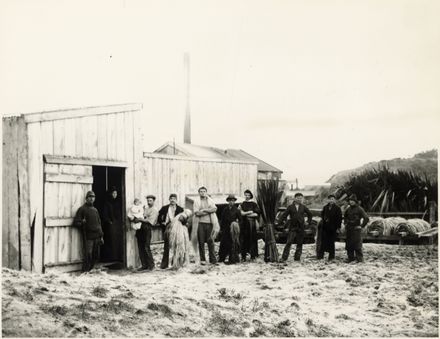 Staff of Oliver Austin's Flaxmill, Foxton