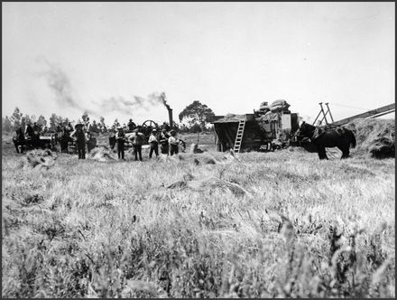 Threshing Mill at work, Penny's Line