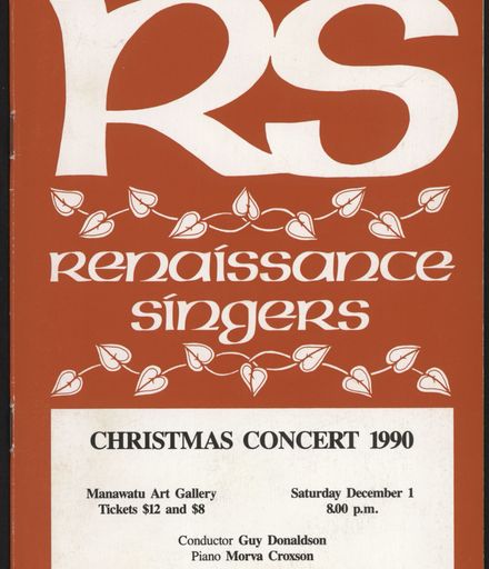 Renaissance Singers Christmas Concert