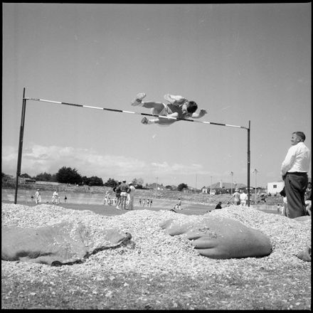 "Senior High Jump Winner" West Coast Athletic Championships