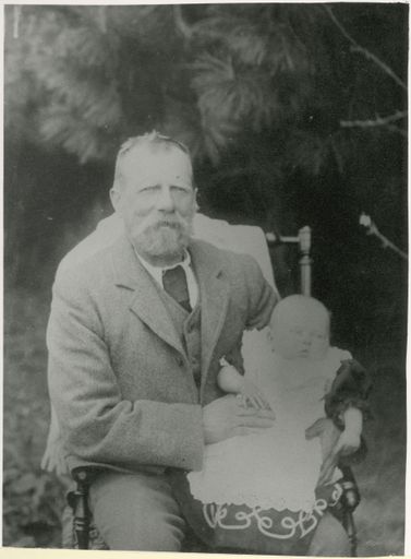 Thomas Bull Holding His Granddaughter