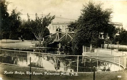 Rustic Bridge over Butterfly Lake