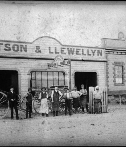 Watson & Llewellyn's Union Coach factory & Shoeing Forge, Fitzherbert Avenue