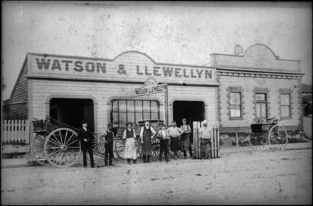 Watson & Llewellyn's Union Coach factory & Shoeing Forge, Fitzherbert Avenue