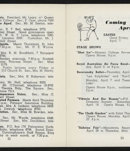 Palmerston North Diary: April 1958 13