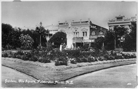 Looking across the Rose Garden to Church Street East
