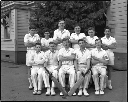 Cricket Team, Palmerston North Technical High School