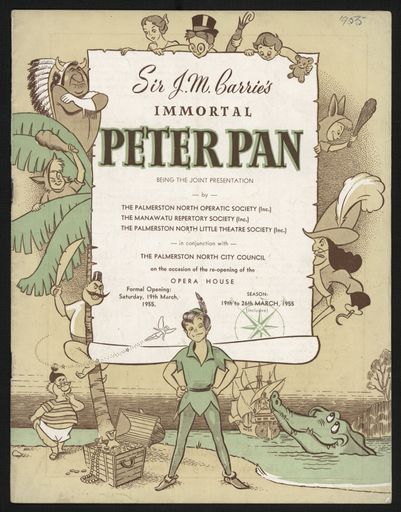 Peter Pan Programme, Palmerston North Opera House