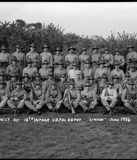4th Platoon, WWCT Regiment, 13th Intake, Central District Training Depot, Linton