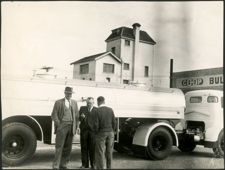 Tanker parked behind Milk Processing plant - Resource cover image