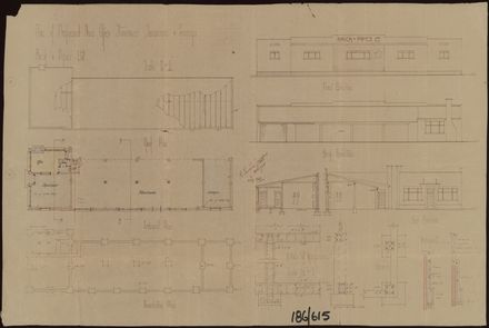 Plan of Proposed New Office, Storeroom, Showroom and Garage