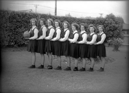 Palmerston North Technical High School - 'A' Netball Team