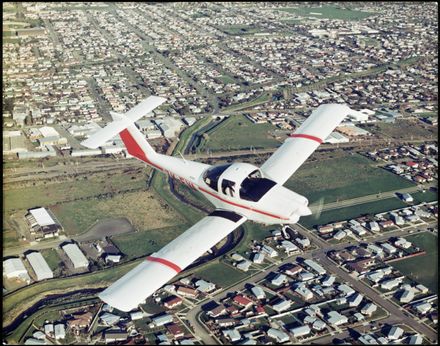 ZK-EVA Piper Tomahawk PA38 ZK-EVA  flying over Milson - Resource cover image