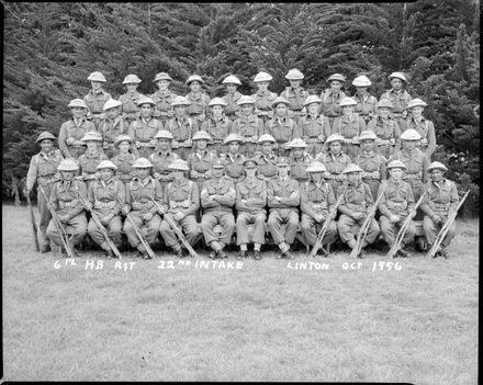6th Platoon, Hawke's Bay Regiment, 22nd Intake, Central District Training Depot, Linton - Resource cover image