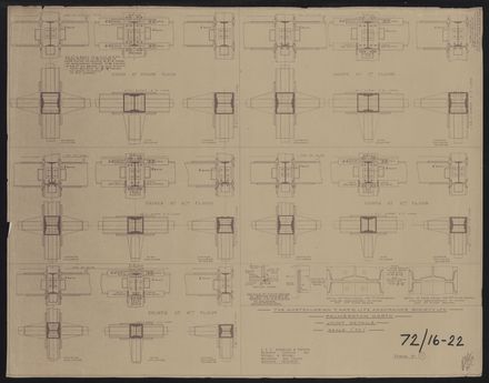 Architectural Plans, T&G Building 7