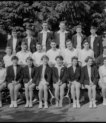 Tennis Team, Palmerston North Technical High School