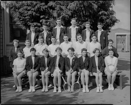 Tennis Team, Palmerston North Technical High School