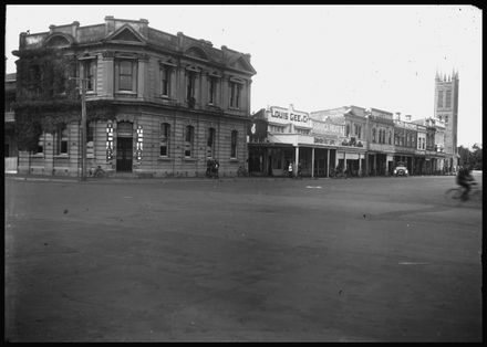 Looking down Church Street from the corner of Fitzherbert Avenue