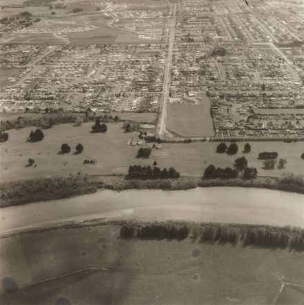 Aerial view of Awapuni area