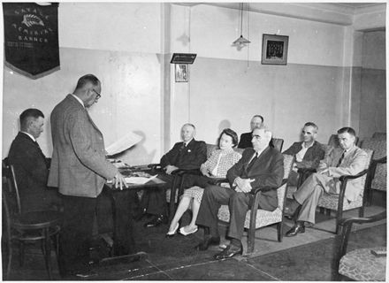 Evans Family Collection: Trade Union meeting at Labour Party Rooms
