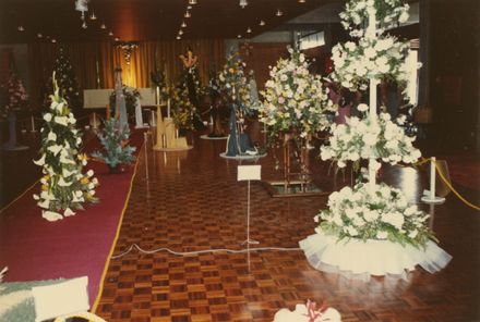 Royal Wedding Floral Art display