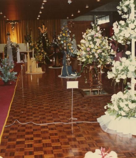 Royal Wedding Floral Art display