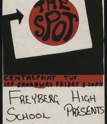 Freyberg High School drama poster