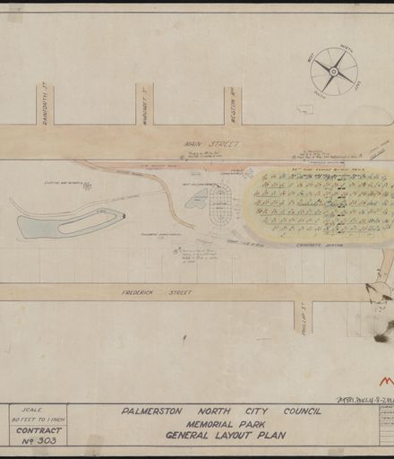 Memorial Park plans - general layout