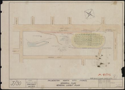 Memorial Park plans - general layout