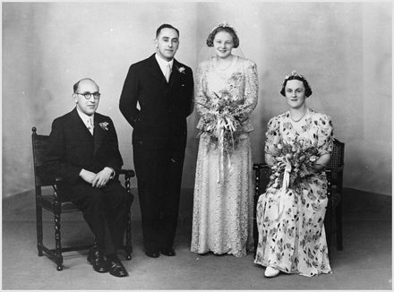 Bernard and Myrtle Cox Wedding