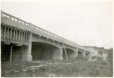 The decking of the second Fitzherbert Bridge